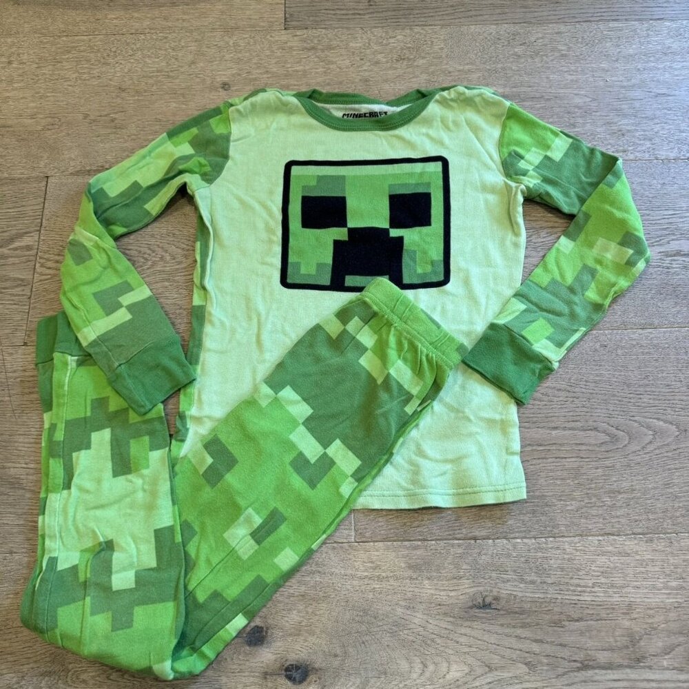 Green Minecraft Pajamas